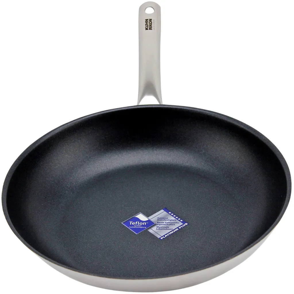 Kuhn Rikon Edelstahl Bratpfanne 28 Cm Mit Teflon® Platinum PLUS Antihaftbeschichtung, Kapselboden Mit Aluminiumkern Für Alle Herdarten Inkl. Induktion 3 Kuhn Rikon Edelstahl Bratpfanne 28 Cm Mit Teflon® Platinum PLUS Antihaftbeschichtung, Kapselboden Mit Aluminiumkern Für Alle Herdarten Inkl. Induktion