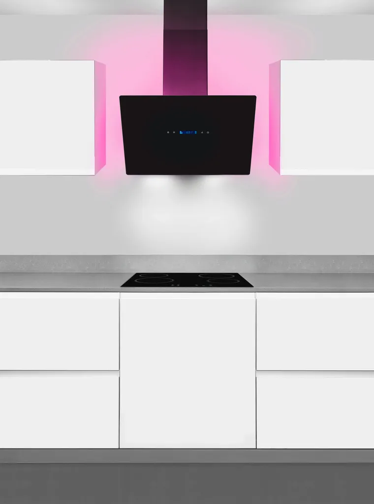 Exquisit Dunstabzugshaube KFD617-2L Schwarz | Metallfettfilter | Touch-Control 14 Exquisit Dunstabzugshaube KFD617-2L Schwarz | Metallfettfilter | Touch-Control – Bild 12