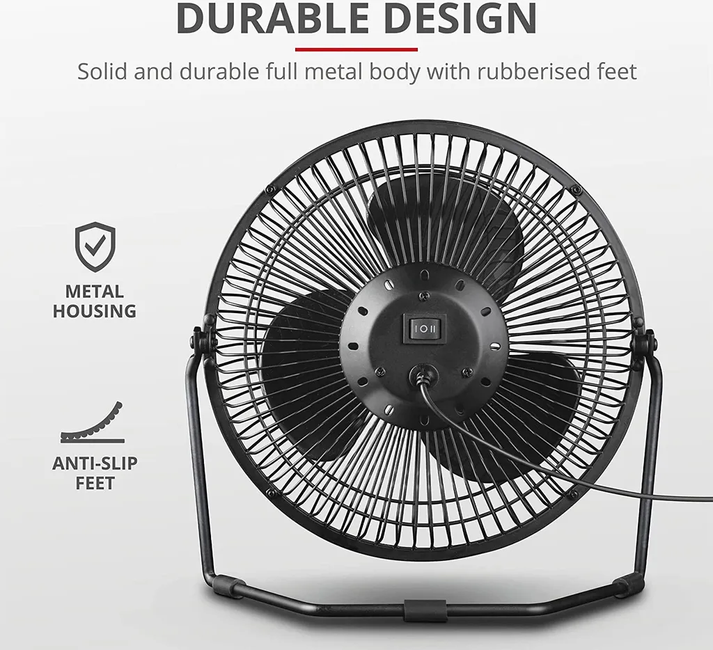 Trust Blaze USB-Kühllüfter, Einstellbare Geschwindigkeit, 120 Cm Kabel - Schwarz 7 Trust Blaze USB-Kühllüfter, Einstellbare Geschwindigkeit, 120 Cm Kabel - Schwarz – Bild 5