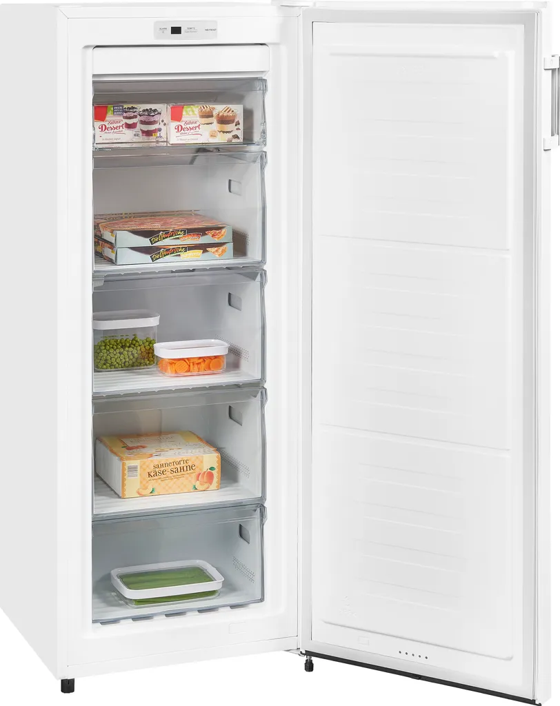 Exquisit Gefrierschrank GS231-NF-H-010E Weiss | Standgerät | 155 L Volumen | Weiß 4 Exquisit Gefrierschrank GS231-NF-H-010E Weiss | Standgerät | 155 L Volumen | Weiß – Bild 2