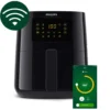 Philips Airfryer Essential, Heißluftfriteuse, App-Steuerung, 0.8 Kg, Touchscreen, Schwarz (HD9255/90) -Kaufland Verkäufe c1e5bba26dfa34f371358d7892247232