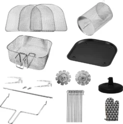 Jago® XXXL 8in1 Heißluftfritteuse 12L + 10 Zubehör - 1800W, LED Display Mit Touch Screen, 8 Programme / Timer, Ohne ÖL - Airfryer, Heißluft, Fritteuse, Heißluftofen, Backofen, Dehydrator, Grill 39 Jago® XXXL 8in1 Heißluftfritteuse 12L + 10 Zubehör - 1800W, LED Display Mit Touch Screen, 8 Programme / Timer, Ohne ÖL - Airfryer, Heißluft, Fritteuse, Heißluftofen, Backofen, Dehydrator, Grill -Kaufland Verkäufe c1f46df394d1a5b73358a4dd86385013