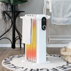 COSTWAY 1500W Ölradiator 5-35℃ Für 20m² Mit 3 Heizstufen Ölheizung Elektrisch 7 Rippen Energiesparend, Heizkörper Mobil, Überhitzungsschutz Weiß -Kaufland Verkäufe c2113f7fd64c6f3c5594d825b2d6477d