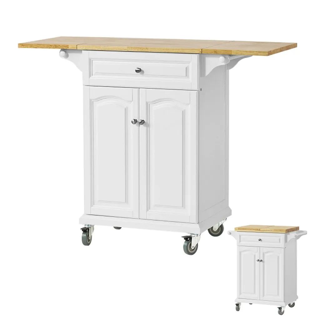SoBuy® Servierwagen, Küchenwagen,mit Klappbare/erweiterbarer Arbeitsfläche, FKW36-WN 3 SoBuy® Servierwagen, Küchenwagen,mit Klappbare/erweiterbarer Arbeitsfläche, FKW36-WN