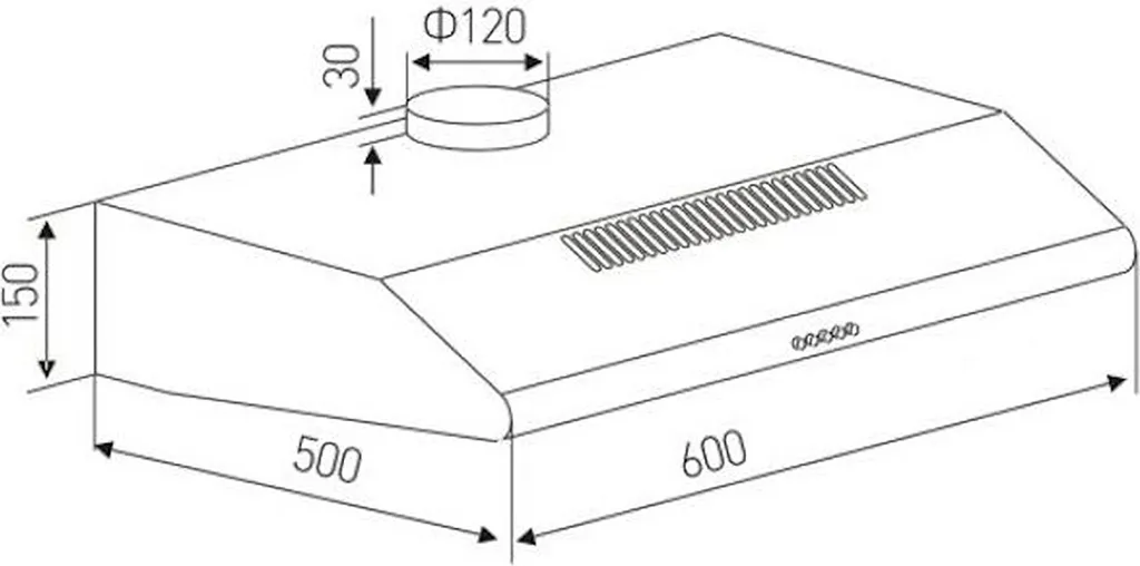 PKM Unterbau Dunstabzugshaube Wandhaube Unterbauhaube 60 Cm Edelstahl UBH4060-2H 5 PKM Unterbau Dunstabzugshaube Wandhaube Unterbauhaube 60 Cm Edelstahl UBH4060-2H – Bild 3