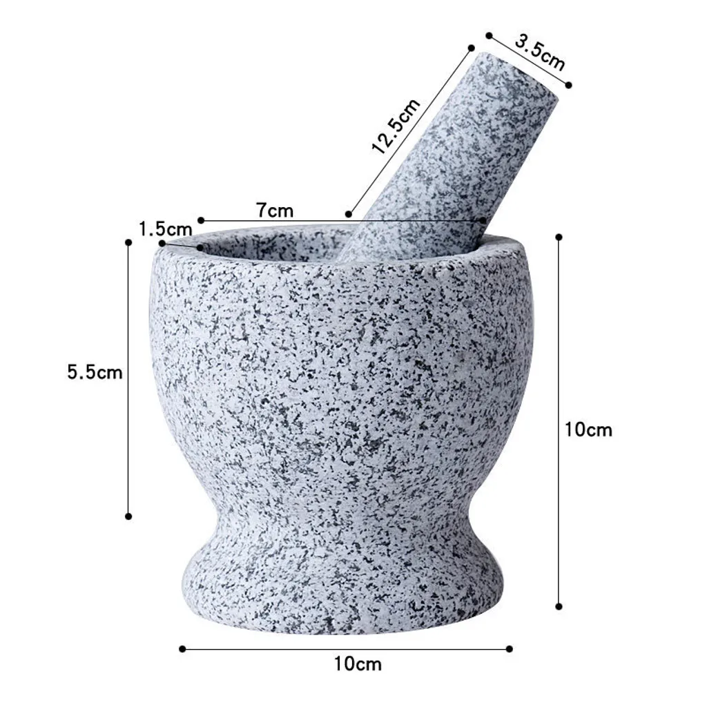 Granit-Mörser-Set Mit Schutzboden, Holzlöffel Und Gratis EBook – Mörser Und Stößel Aus Stabilem Und Geruchlosem Granit – Gewürzmörser,klein 4 Granit-Mörser-Set Mit Schutzboden, Holzlöffel Und Gratis EBook – Mörser Und Stößel Aus Stabilem Und Geruchlosem Granit – Gewürzmörser,klein – Bild 2