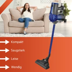 Clatronic Bodenstaubsauger, 2in1 Boden- Und Handstaubsauger, Vacuum Cleaner, Staubsauger Beutellos, Staubsauger Mit HEPA-Filter, Mikrofiltersystem, 600 Watt, Anthrazit/blau, BS 1306 N -Kaufland Verkäufe c2f7cafd38955e2da3804269eb0f4c7d