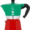 Bialetti - Moka Express Collection Italia (Tricolour), 3-Tassen-Kaffeemaschine, Aluminium -Kaufland Verkäufe c32397a7a3d34f69a4d88bf1c9a79aa6