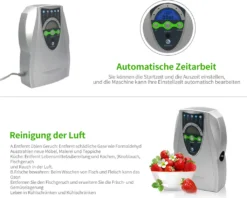 Ozon Generator, Sterilisator Luftreiniger, Reinigung Obst Gemüse Wasser Lebensmittel Vorbereitung Ozonator 13 Ozon Generator, Sterilisator Luftreiniger, Reinigung Obst Gemüse Wasser Lebensmittel Vorbereitung Ozonator -Kaufland Verkäufe c3ac3a05fd2579344df1c1a5a9977ac5