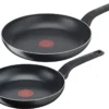 Tefal Easy Cook & Clean 2-teiliges Aluminium Bratpfannenset 24 + 28 Cm, Titanium Antihaftversiegelung, Thermo-Signal, Diffusion Pfannenboden Für Fast Alle Herdarten Außer Induktion -Kaufland Verkäufe c47d6f4266eb3931834fb0afa18eaf03