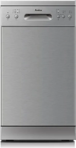 Amica GSP 530 910 Si Stand-Geschirrspüler - 45 Cm, Edelstahl-Optik
