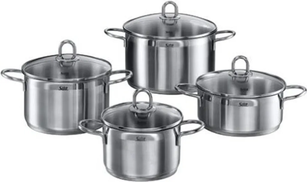Silit Kochtopf-Set Diamant 4tlg. Aus 18/10 Edelstahl Mit SiliTherm-Allherdboden 3 Silit Kochtopf-Set Diamant 4tlg. Aus 18/10 Edelstahl Mit SiliTherm-Allherdboden