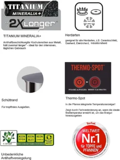 Tefal G13411 Cook Healthy Pfannenset Induktion 6 Tlg, Hohe Wokpfanne Mit Deckel 28cm, Pfanne 30 Cm + 24cm, Alle Herdarten, Spülmaschinenfest, Antihaft-beschichtet, Wok & Bratpfanne Set -Kaufland Verkäufe c59e83dc0bd889ef12cd256d09fb8d1c