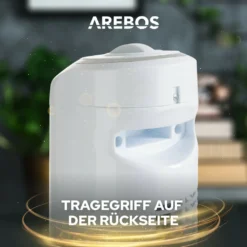 AREBOS Turmventilator, 50 Watt, 60°-Oszillation, 3 Geschwindigkeitsstufen, Ventilator Mit Tragegriff, Weiß, Leise -Kaufland Verkäufe c59f2aeeb0aba13acd7ed0b7e64abecf