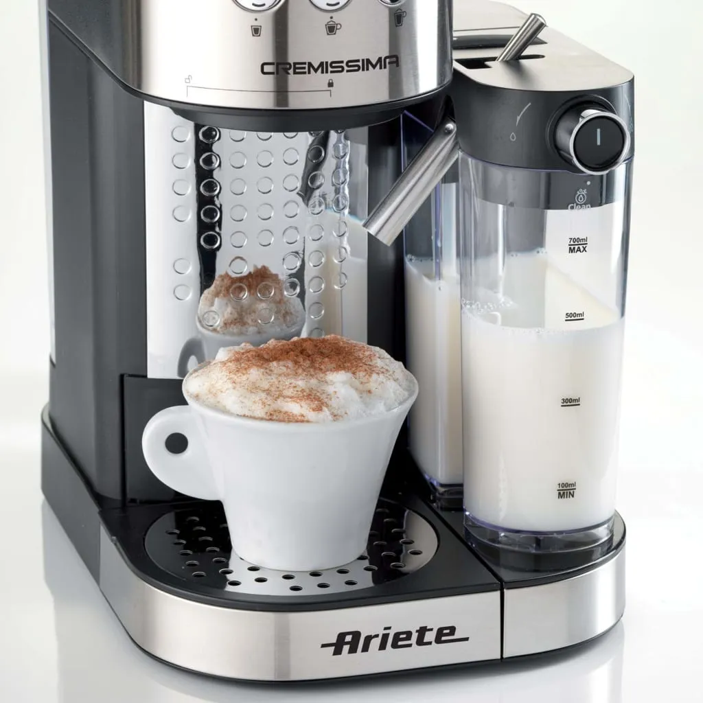 Ariete Siebträger-Espressomaschine CREMISSIMA Mit Milchaufschäumer 8 Ariete Siebträger-Espressomaschine CREMISSIMA Mit Milchaufschäumer – Bild 6