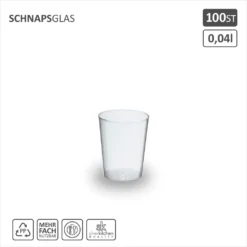 100 Schnapsgläser Aus Plastik, 4 Cl, Transparent, Mehrweg Shot Becher 8 100 Schnapsgläser Aus Plastik, 4 Cl, Transparent, Mehrweg Shot Becher -Kaufland Verkäufe c688a3ddb8f4236356352933e74c03c7
