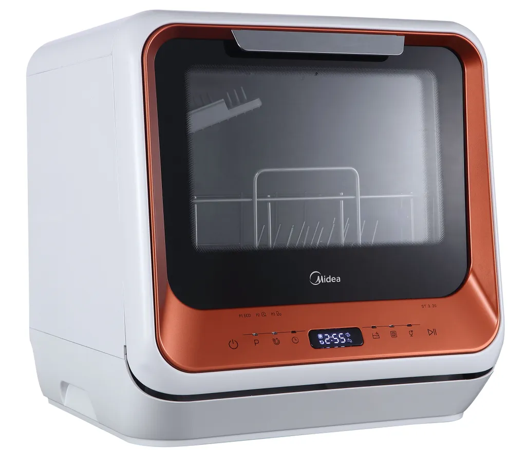 Midea Mini Geschirrspüler Tischgeschirrspüler, Spülmaschine Für 2 Maßgedecke, Funktioniert Mit/ohne Wasseranschluss, 6 Reinigungsprogramme, Startzeitvorwahl, Freistehend ST 3.20N 7 Midea Mini Geschirrspüler Tischgeschirrspüler, Spülmaschine Für 2 Maßgedecke, Funktioniert Mit/ohne Wasseranschluss, 6 Reinigungsprogramme, Startzeitvorwahl, Freistehend ST 3.20N – Bild 5