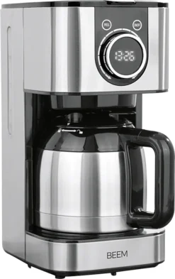 BEEM FRESH-AROMA-SWITCH Filterkaffeemaschine - Thermo Edelstahl 1 L Thermoskanne Bedienrad 24h-Timer 800 W Für 4-8 Tassen Kaffeemaschine Timer -Kaufland Verkäufe c7666f4908fbcea801e5114a4c245327