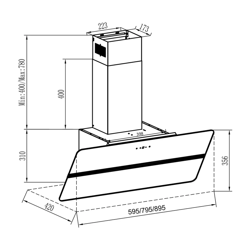 Dunstabzugshaube 60cm PLUTO6109S 11 Dunstabzugshaube 60cm PLUTO6109S – Bild 9