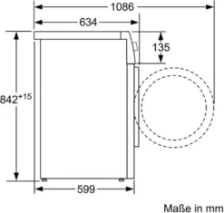 Siemens IQ500 WT45R4A1, Freistehend, Frontlader, Hitzepumpe, Weiß, Tasten, Drehregler, Rechts 11 Siemens IQ500 WT45R4A1, Freistehend, Frontlader, Hitzepumpe, Weiß, Tasten, Drehregler, Rechts -Kaufland Verkäufe c8eb838ed1633966698b3afcf3bcccc8