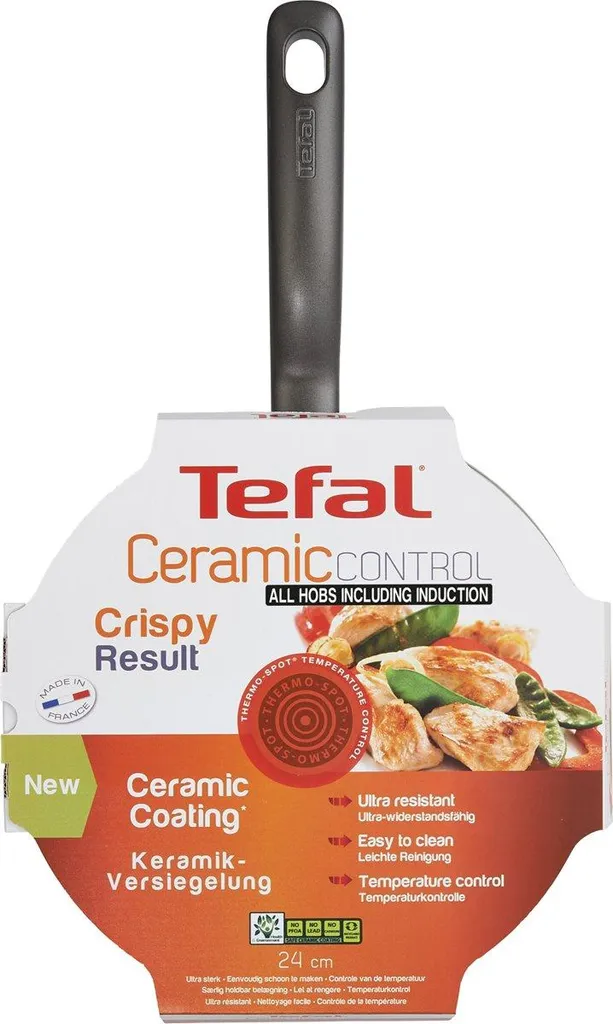Tefal CeramicCONTROL Schmorpfanne Ø 24 Cm Inkl. Deckel 9 Tefal CeramicCONTROL Schmorpfanne Ø 24 Cm Inkl. Deckel – Bild 7