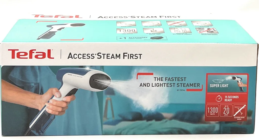 Tefal Dampfbürste DT6130 - Leistung: 1300 Watt - Farbe: Weiß/Blau 14 Tefal Dampfbürste DT6130 - Leistung: 1300 Watt - Farbe: Weiß/Blau – Bild 12