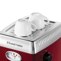 Russell Hobbs Espressomaschine Retro Rot Siebträger (15 Bar, 2 Tassen-Einsätze, 1,1l Abnehmbarer Wassertank, Dampf-Milchschaumdüse, Portionierlöffel Mit Tamper) Kaffeemaschine -Kaufland Verkäufe c96d474bd44299bff9ad482d362abbfd