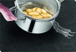 TEFAL Nordica H852SA55 Stahl-Topfset Mit Deckel 10-teilig, Topf: 18/20/24 Cm, Kochtopf Hoch 22cm, Rondel 16cm -Kaufland Verkäufe c97918314ba2561b355cb16d17c07c67