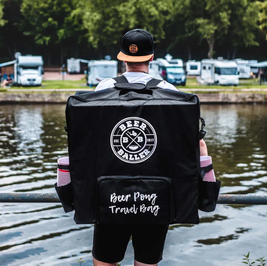 BeerBaller® Travel Bag - Beer Pong Tisch Tragetasche Inkl. Kühl- Und Becherfach 5 BeerBaller® Travel Bag - Beer Pong Tisch Tragetasche Inkl. Kühl- Und Becherfach – Bild 3