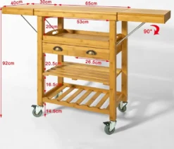 SoBuy FKW25-N Servierwagen Aus Hochwertigem Bambus Küchenwagen Küchenregal Rollwagen BHT Ca: 65 (95/125) X92x40cm 15 SoBuy FKW25-N Servierwagen Aus Hochwertigem Bambus Küchenwagen Küchenregal Rollwagen BHT Ca: 65 (95/125) X92x40cm -Kaufland Verkäufe c9d7787c13ca22cde7cc6e768fa41da9