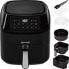 ONVAYA® Heißluftfritteuse | Airfryer XXL | Fritteuse Ohne Öl & Fett | Für 5-6 Personen | Mit LED-Display | 10 Programme | 1700 W | Inkl. Backform & Grillrost Mit Spießen 1 ONVAYA® Heißluftfritteuse | Airfryer XXL | Fritteuse Ohne Öl & Fett | Für 5-6 Personen | Mit LED-Display | 10 Programme | 1700 W | Inkl. Backform & Grillrost Mit Spießen -Kaufland Verkäufe c9fddcf7bd217c5cebdcd960d15f96f4