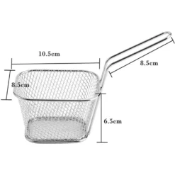 8 Stücke Frittierkorb Klein Servierkörbchen Für Pommes Mini Pommes Körbchen Pommeskörbchen Edelstahl Friteusenkorb Frittierkörbchen Zum Servieren Für Pommes Frites Garnelen Zwiebelringen -Kaufland Verkäufe ca1e307f8edd540c1e6b9ec02f6ff72b