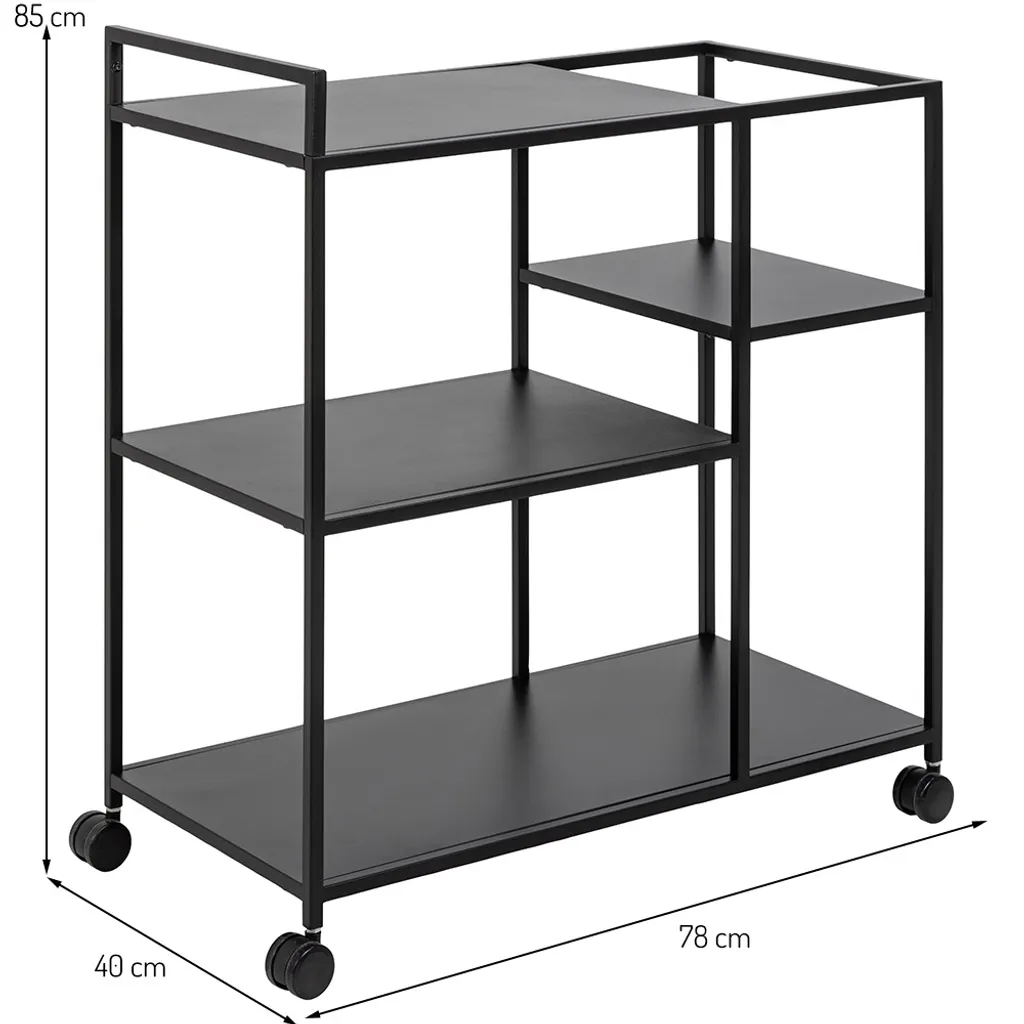 Smuk Rollwagen Davian Schwarz 9 Smuk Rollwagen Davian Schwarz – Bild 7