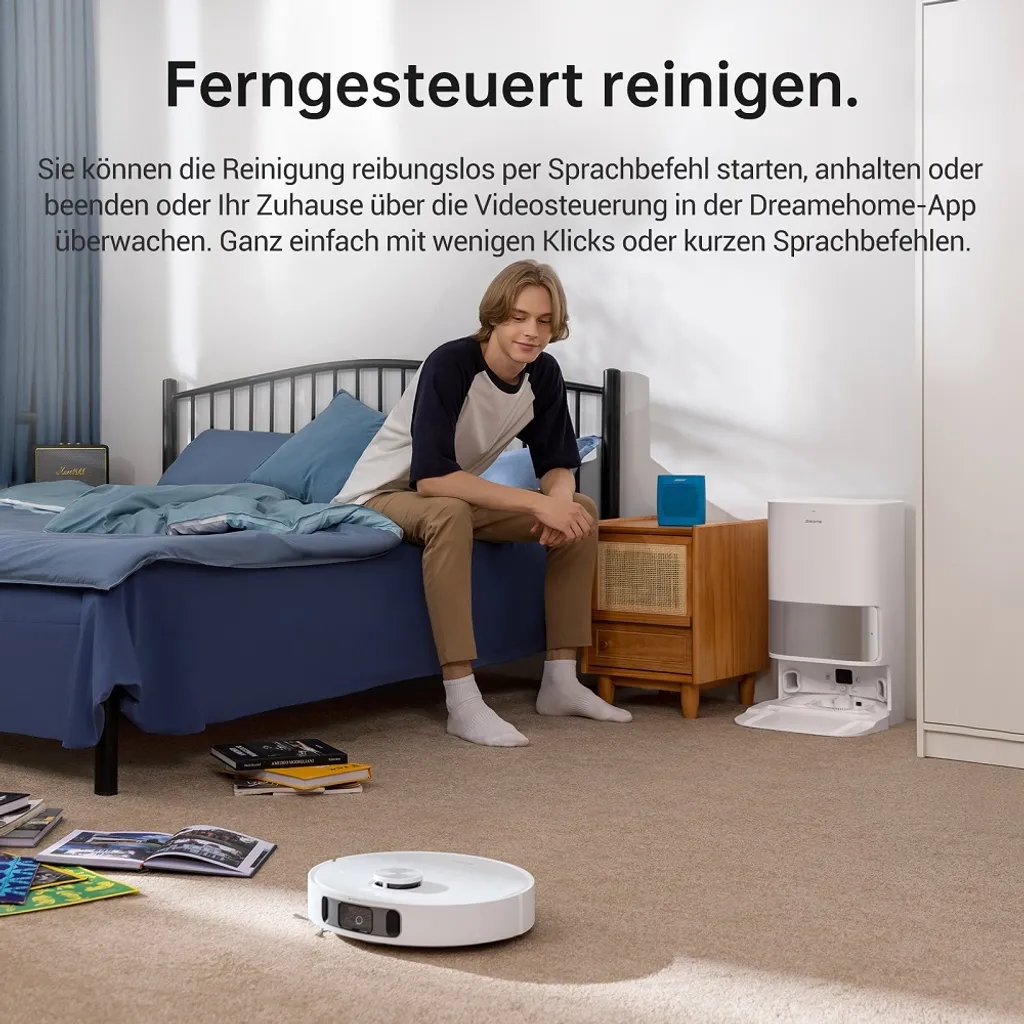 Dreame L10S Ultra Saugroboter Mit Absaugstation Selbstwaschend Selbstauffüllend Selbstentleerend 5300Pa AI+3D Navigation Spinnwischen Heißlufttrocknung Teppicherkennung APP 12 Dreame L10S Ultra Saugroboter Mit Absaugstation Selbstwaschend Selbstauffüllend Selbstentleerend 5300Pa AI+3D Navigation Spinnwischen Heißlufttrocknung Teppicherkennung APP – Bild 10