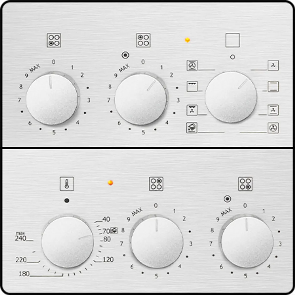 Bomann Elektroherd Set, Backofen Mit Glaskeramik-Herdplatte Und 4 Kochplatten, Ofen M. Ober-/Unterhitze, Grill- Und Umluft Mit Ceranfeld, Backofen M. Touch-Display EHBC 7933 IX 7 Bomann Elektroherd Set, Backofen Mit Glaskeramik-Herdplatte Und 4 Kochplatten, Ofen M. Ober-/Unterhitze, Grill- Und Umluft Mit Ceranfeld, Backofen M. Touch-Display EHBC 7933 IX – Bild 5