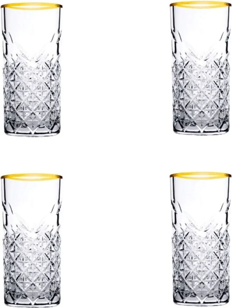 Pasabahce Timeless Golden Touch 4tlg Trinkglas Glas Tumbler 450ml 52800 13 Pasabahce Timeless Golden Touch 4tlg Trinkglas Glas Tumbler 450ml 52800 – Bild 11