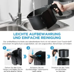 Midea Heißluftfritteuse 3,5L Heißluft Fritteuse Mit 8 Verschiedene Programmen, Digital Touchscreen, Temperaturkontrolle, 1500W Heissluftfritteuse Air Fryer 17 Midea Heißluftfritteuse 3,5L Heißluft Fritteuse Mit 8 Verschiedene Programmen, Digital Touchscreen, Temperaturkontrolle, 1500W Heissluftfritteuse Air Fryer -Kaufland Verkäufe cc2bf3fb3ebb3b49001a813e6be6213f