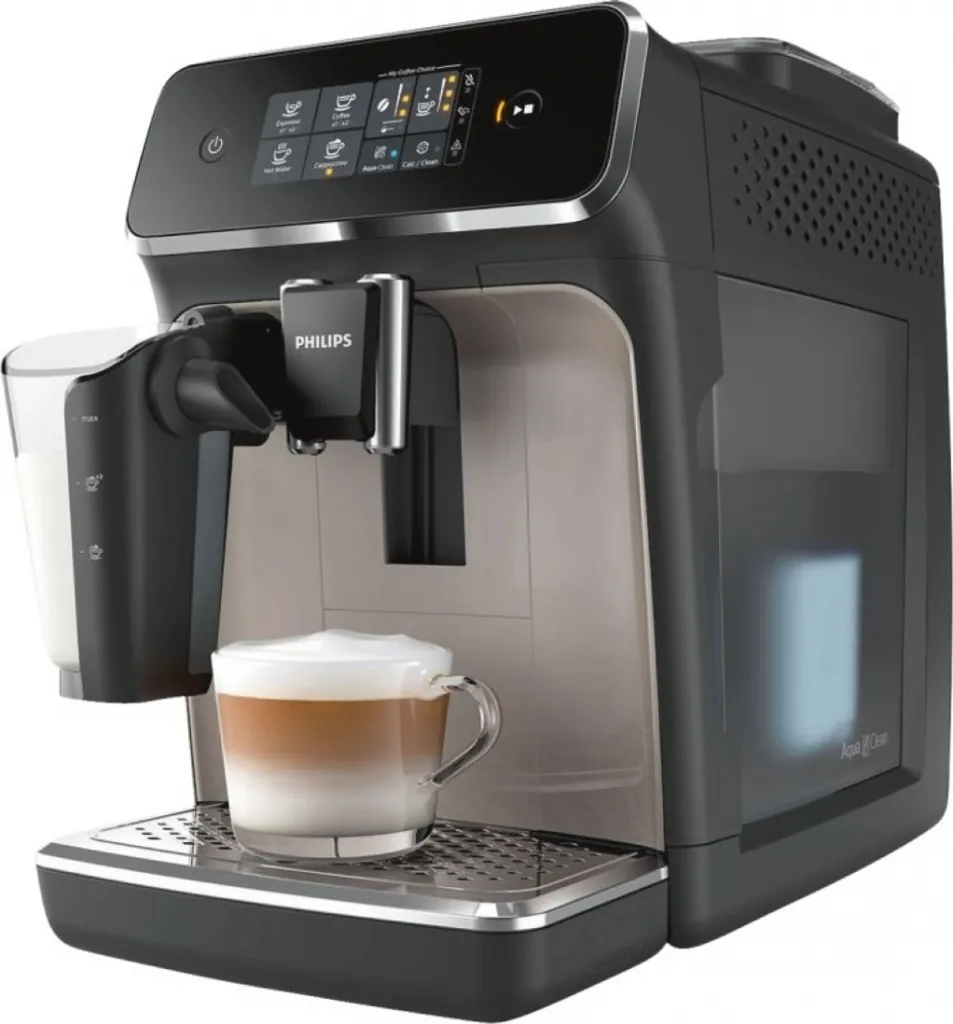 PHILIPS CAFT2235 / 40 / PHI - Automatische Espressomaschine Mit Mahlwerk - 3 Getränke - LatteGo - Touchscreen - Zinkbraun 3 PHILIPS CAFT2235 / 40 / PHI - Automatische Espressomaschine Mit Mahlwerk - 3 Getränke - LatteGo - Touchscreen - Zinkbraun