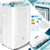 KESSER® Klimaanlage Mobil Klimagerät 4in1 Kühlen, Luftentfeuchter, Lüften, Ventilator - 9000 BTU/h (2.600 Watt) 2,7KW - Klima , Fernbedienung Und Timer, Nachtmodul, Farbe:Weiß -Kaufland Verkäufe cc65506e12bc10a1da7d45c86bfd0a52