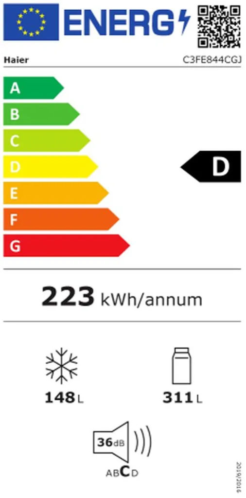 Haier C3FE844CGJ Kühl-Gefrierkombination 6 Haier C3FE844CGJ Kühl-Gefrierkombination – Bild 4