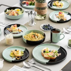 Vancasso Aria Tafelservice Für 8 Personen (32-teilig) Mit Tellern, Schalen Und Tassen, Schwarz Und Türkis 14 Vancasso Aria Tafelservice Für 8 Personen (32-teilig) Mit Tellern, Schalen Und Tassen, Schwarz Und Türkis -Kaufland Verkäufe cda3ce04ce401b2d8a8657b20cb8093c