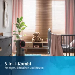 Philips Luftreiniger 3 In 1 AMF220/15 Lüfter 7,5-15-25; Heizung 1250-1500-2200 W, Geeignet Für Räume Bis 42 M², Schwarz -Kaufland Verkäufe cdad1998e3d11355b10f559684c5385d