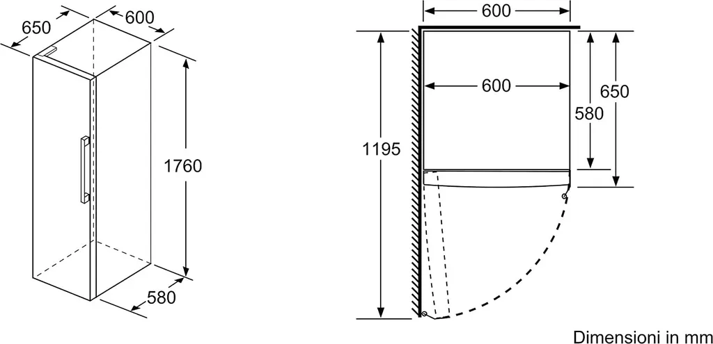 Bosch KSV33VWEP, 324 L, SN-T, 39 DB, E, Weiß 6 Bosch KSV33VWEP, 324 L, SN-T, 39 DB, E, Weiß – Bild 4