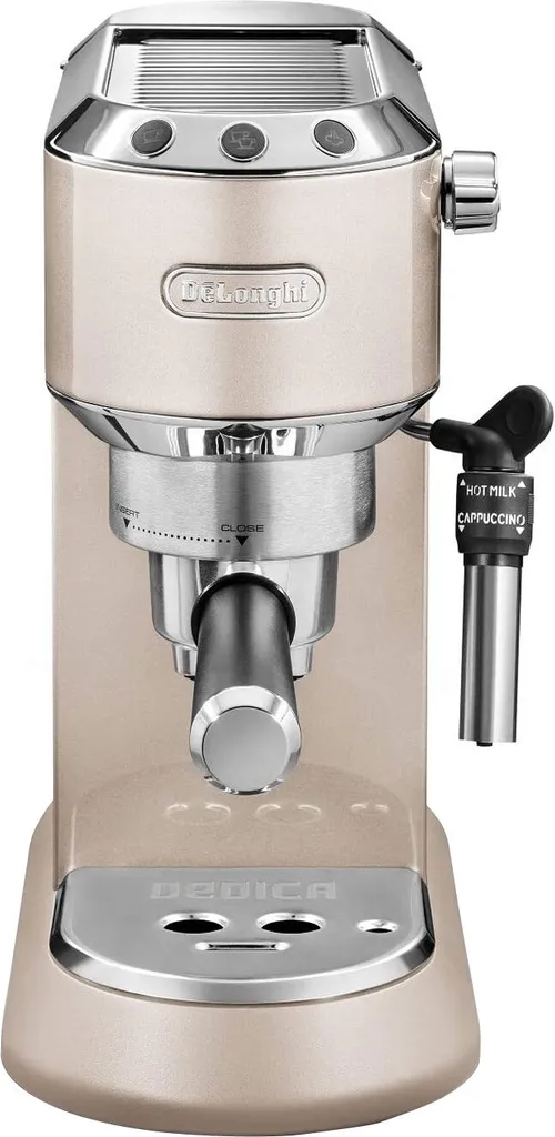 De'Longhi Delonghi Kaffeemaschine Dedica Metallics EC785.BG Pumpendruck 15 Bar, Eingebauter Milchaufschäumer, Manuell, 1300 W, Beige 12 De'Longhi Delonghi Kaffeemaschine Dedica Metallics EC785.BG Pumpendruck 15 Bar, Eingebauter Milchaufschäumer, Manuell, 1300 W, Beige – Bild 10