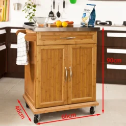 SoBuy Küchenwagen Aus Bambus Mit Edelstahltop, Servierwagen FKW13-N 13 SoBuy Küchenwagen Aus Bambus Mit Edelstahltop, Servierwagen FKW13-N -Kaufland Verkäufe cefff34efa58fbd3cc84852069fb910e