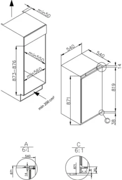 Amica EKS 16171, Kühlschrank Mit Gefrierfach, 880 Mm Nische, Schlepptür-Technik, -Kaufland Verkäufe cf23c5e32d3dfac65c5f35700a9a2f2b