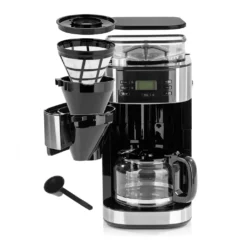 Barista Kaffeemaschine Mahlwerk 900W Edelstahl/Schwarz 12 Tassen Permanentfilter -Kaufland Verkäufe cf991edaa441990476faefc0f9f91c36