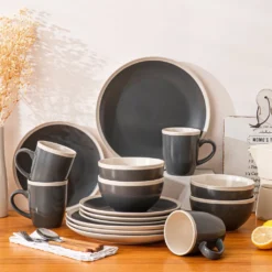 Tafelservice, Vancasso SEESAMI 16-teiliges Kombiservice Aus Steinzeug, Geschirrset Im Modernen Aussehen Für 4 Personen -Kaufland Verkäufe cfab4e3eef1a71988f7e91011bbd7938