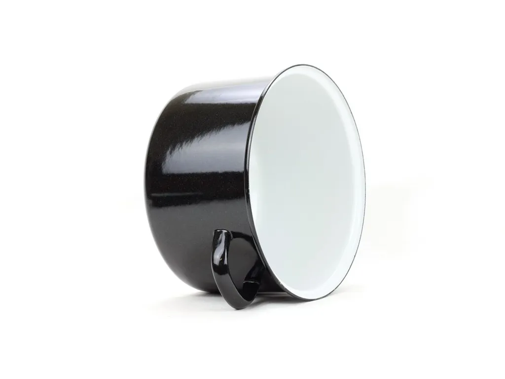 Emailletopf - Suppentopf - Saucentopf - 10l - STANDARD - 28 Cm - Belis - Schwarz 14 Emailletopf - Suppentopf - Saucentopf - 10l - STANDARD - 28 Cm - Belis - Schwarz – Bild 12