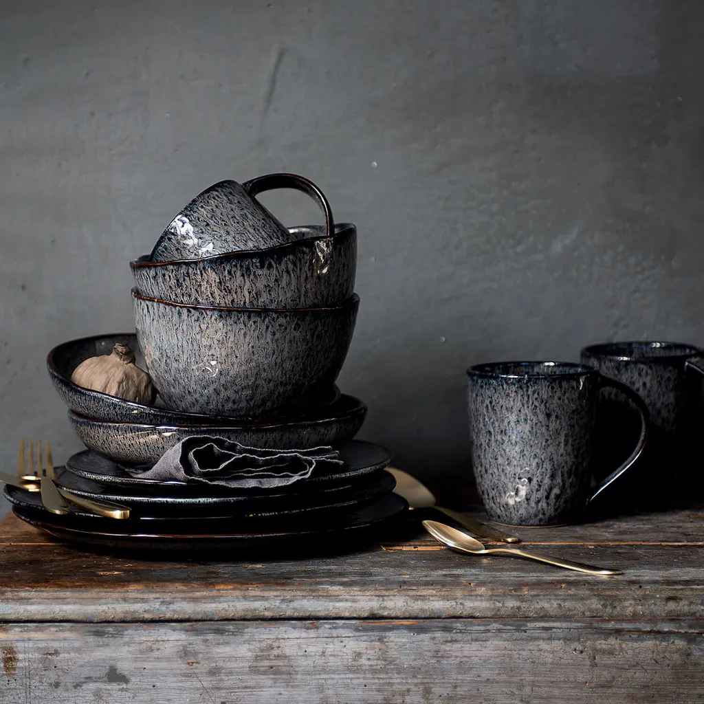 Leonardo Keramikgeschirr-Set Matera 24tlg. Grau, 026060 11 Leonardo Keramikgeschirr-Set Matera 24tlg. Grau, 026060 – Bild 9